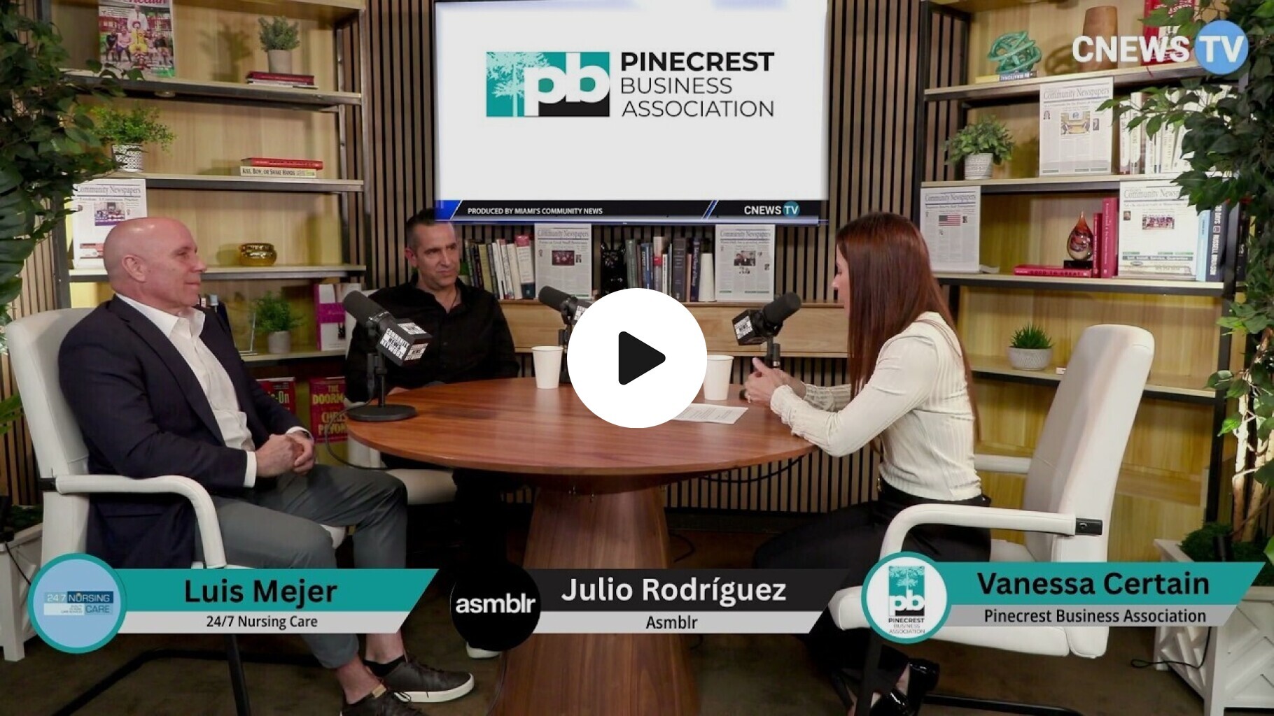 Pinecrest Business Association: Julio Rodriguez (ASMBLR) & Luis Mejer (24-7 Nursing Care)