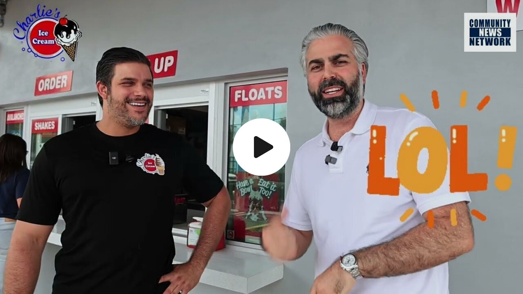 Chairman Anthony Rodriguez Visits Charlie Ice Cream