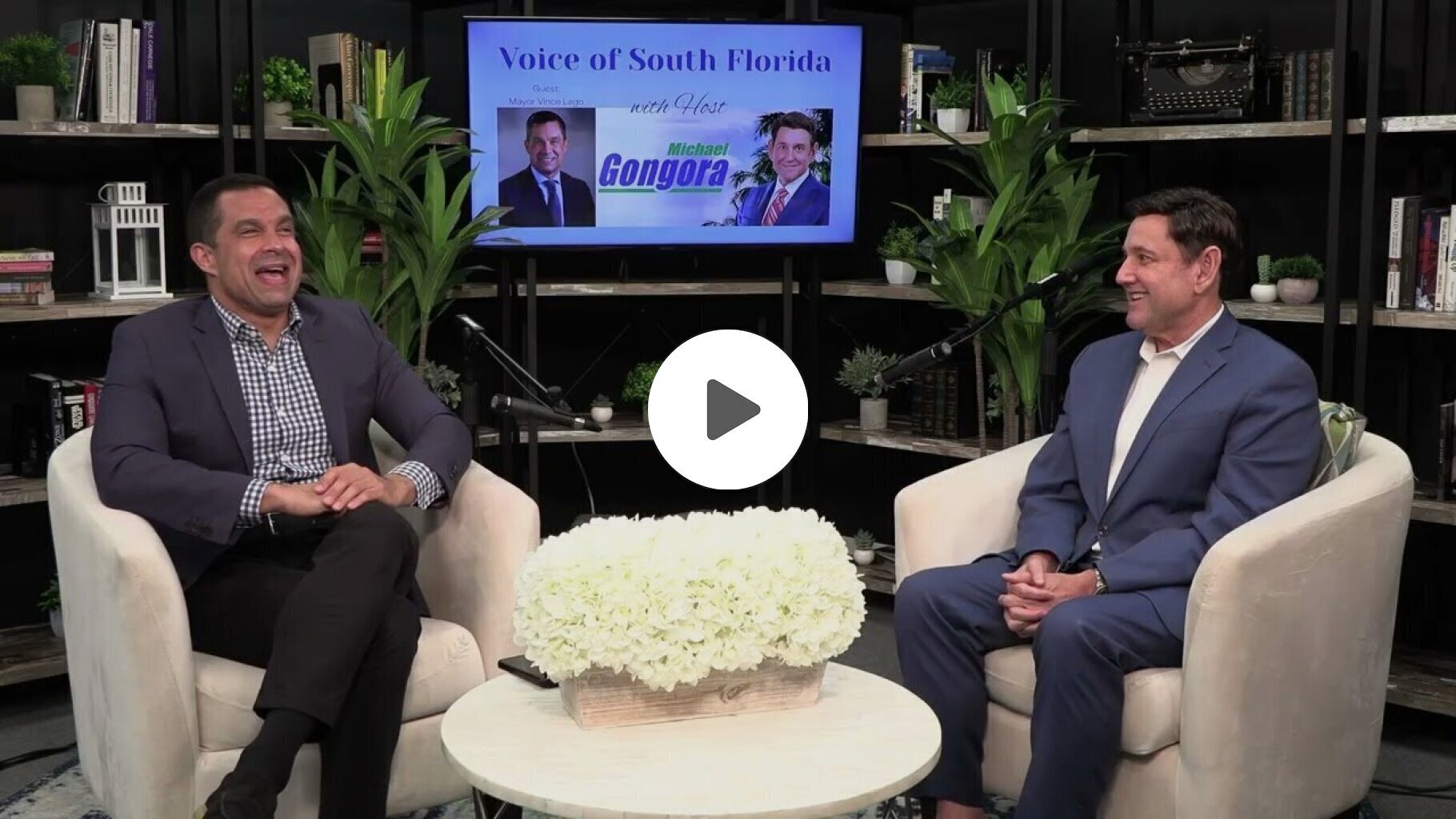 The Voice of South Florida: Host Michael Gongora Meets with Coral Gables Mayor Vince Lago