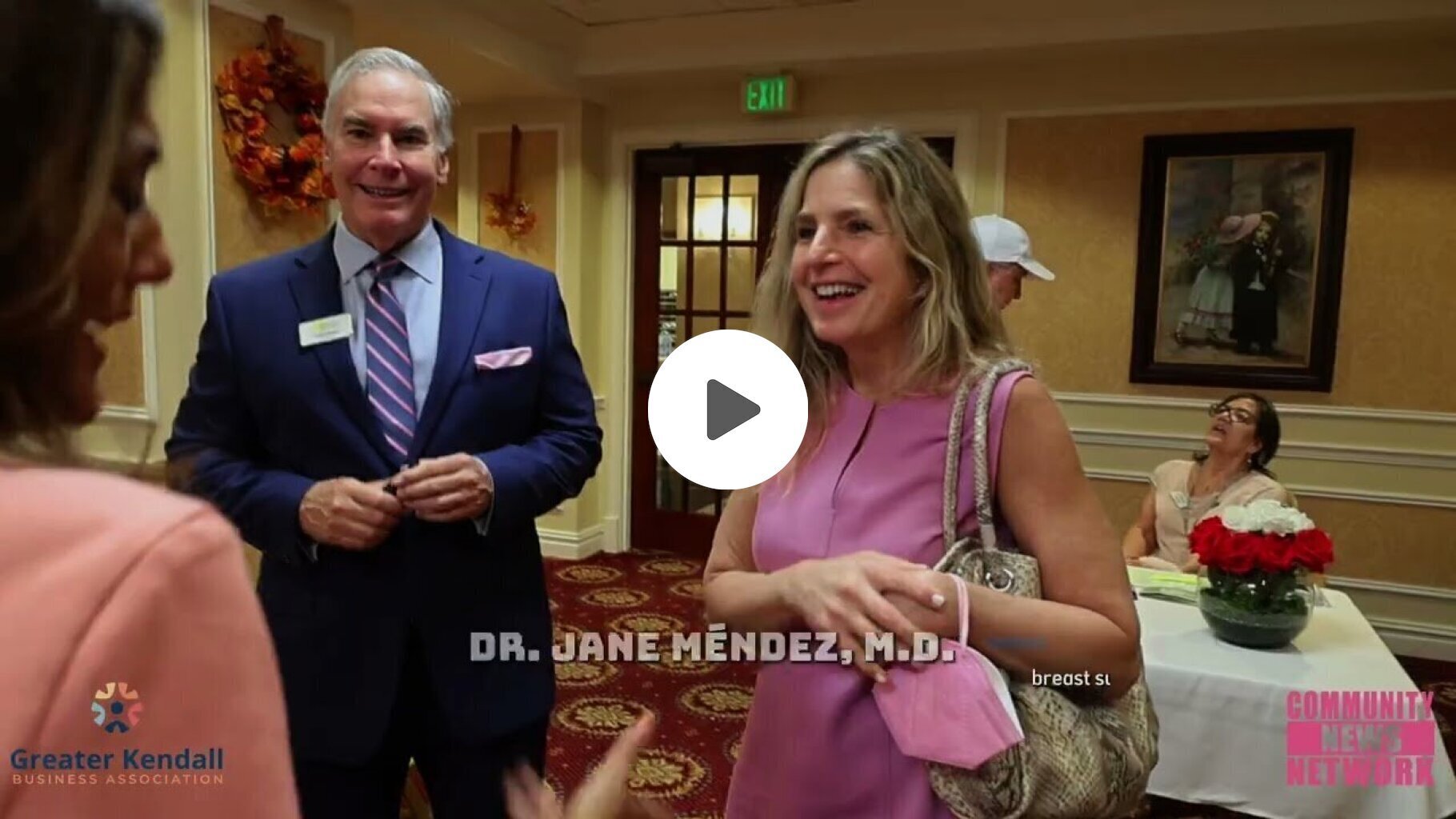 Grant Miller at the GKBA "Think Pink" Signature Luncheon with Special Guest Dr. Jane Méndez