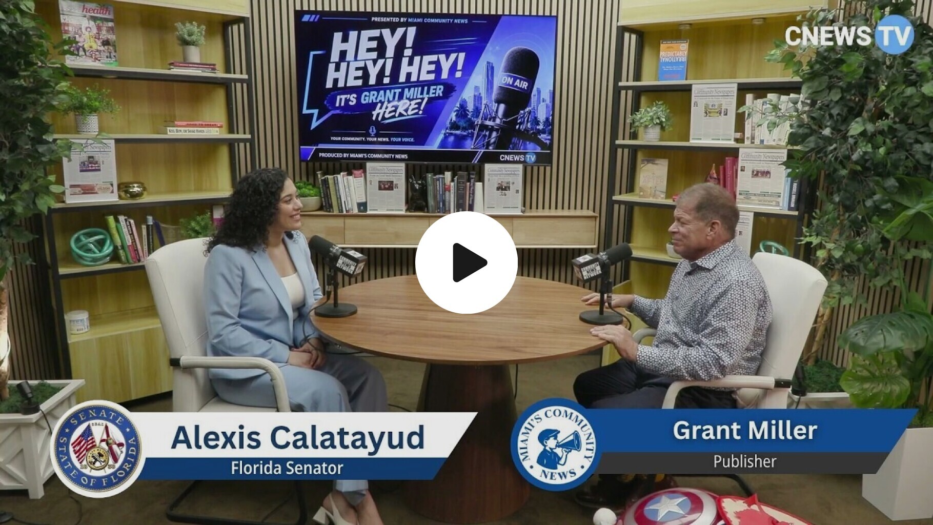 Grant Miller Here: Florida Senator Alexis Calatayud, District 40