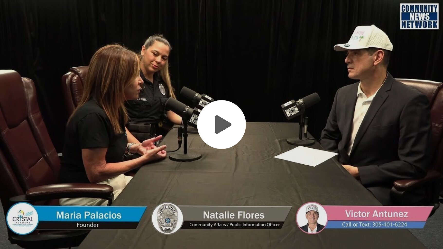 Miami Autism Dad Talks Autism Safety with Mary Palacios of Crystal Academy & Ofc. Flores of CGPD