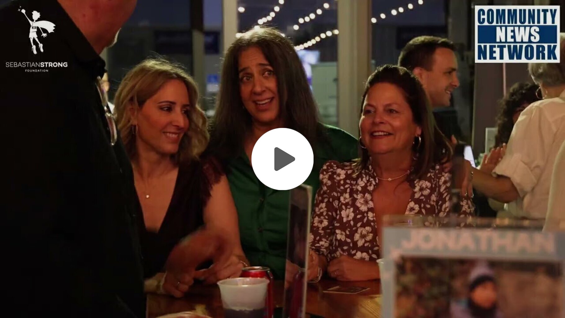 Grant Miller joins on the fun at the SebastianStrong Howl for Hope at the Tank Brewing Co.