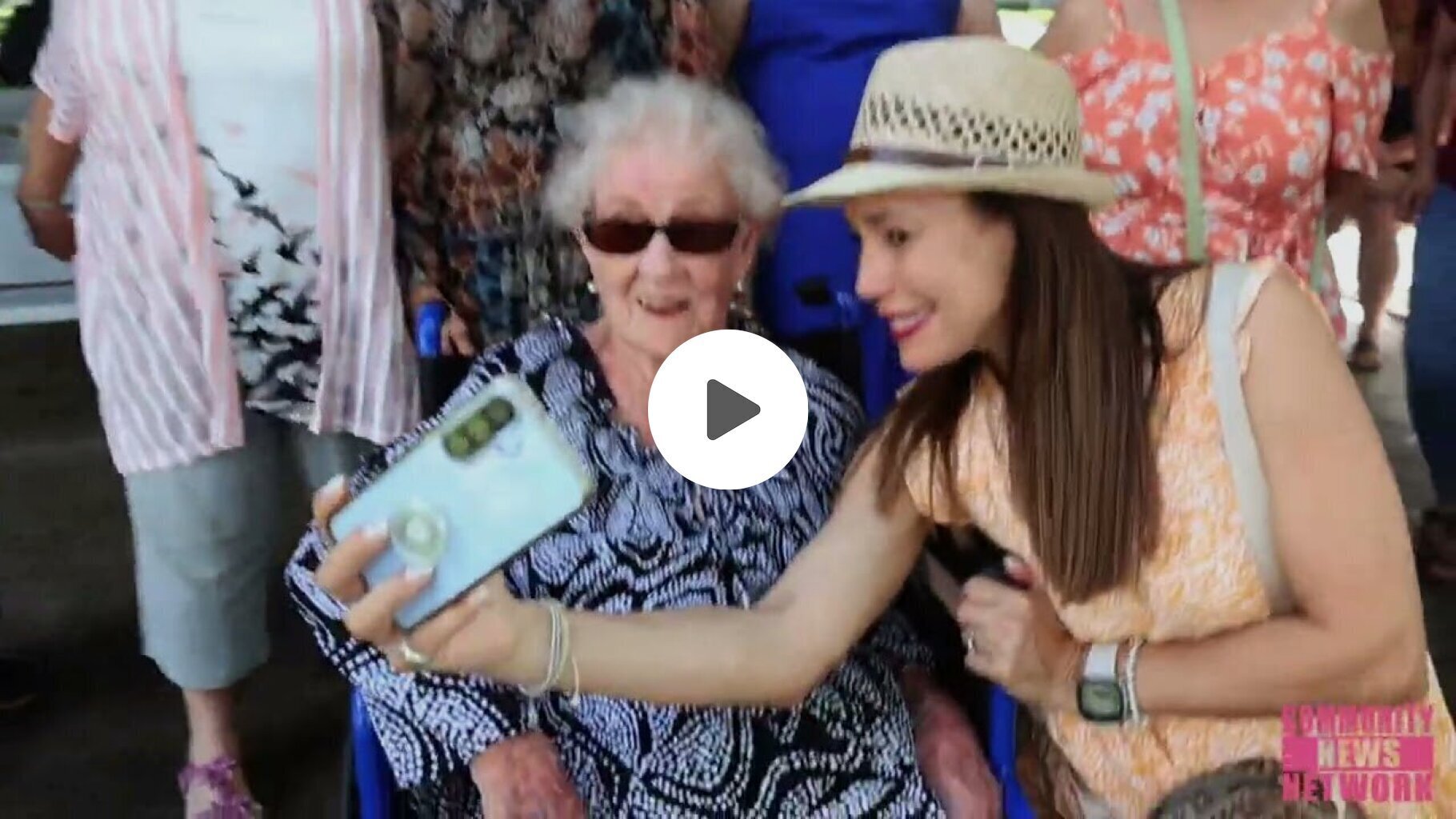 Grant Miller with Real Estate Rosa Nell Hammer Celebrating Her 106th Birthday! Still Selling Homes