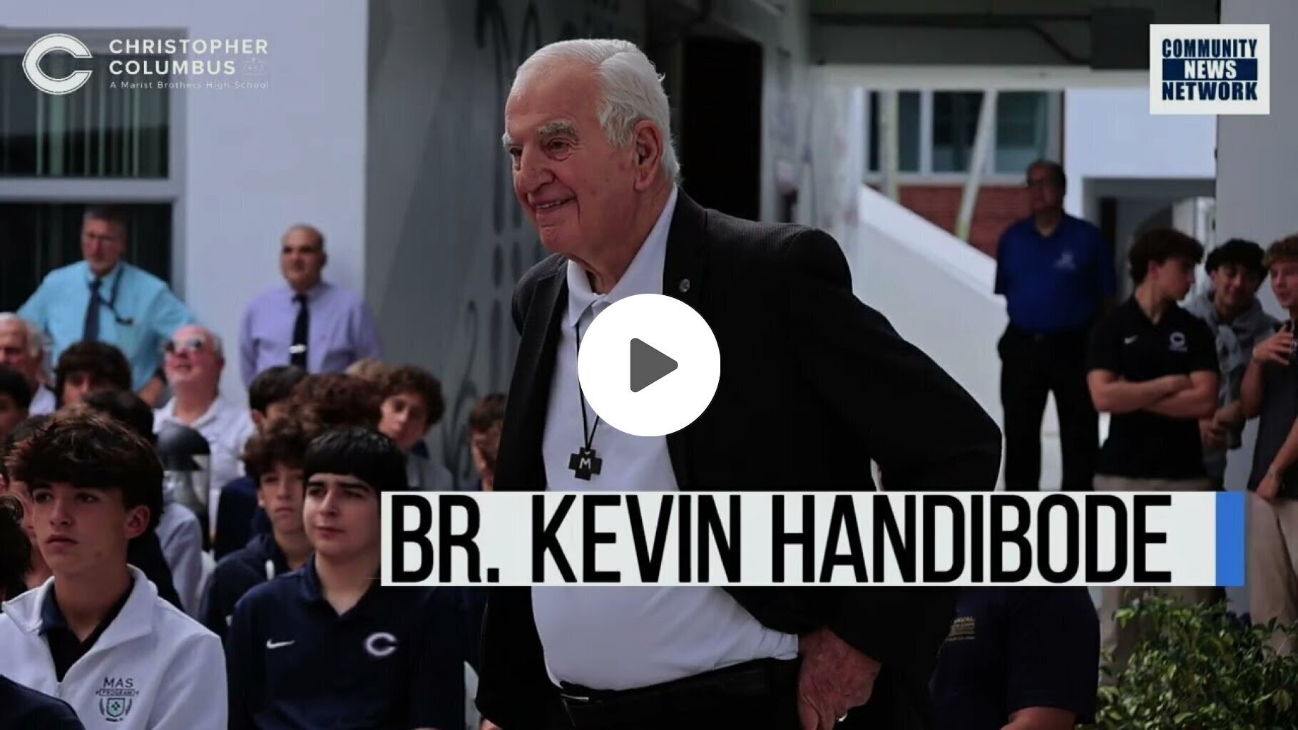 Honoring Our Heroes: Grant Miller here at Christopher Columbus Veterans Day Celebration