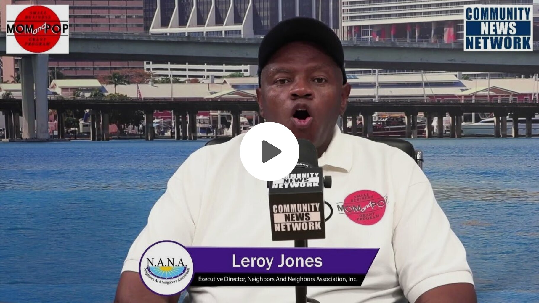 Leroy Jones Talks Mom and Pop Small Business Grant Program on NANA Talk