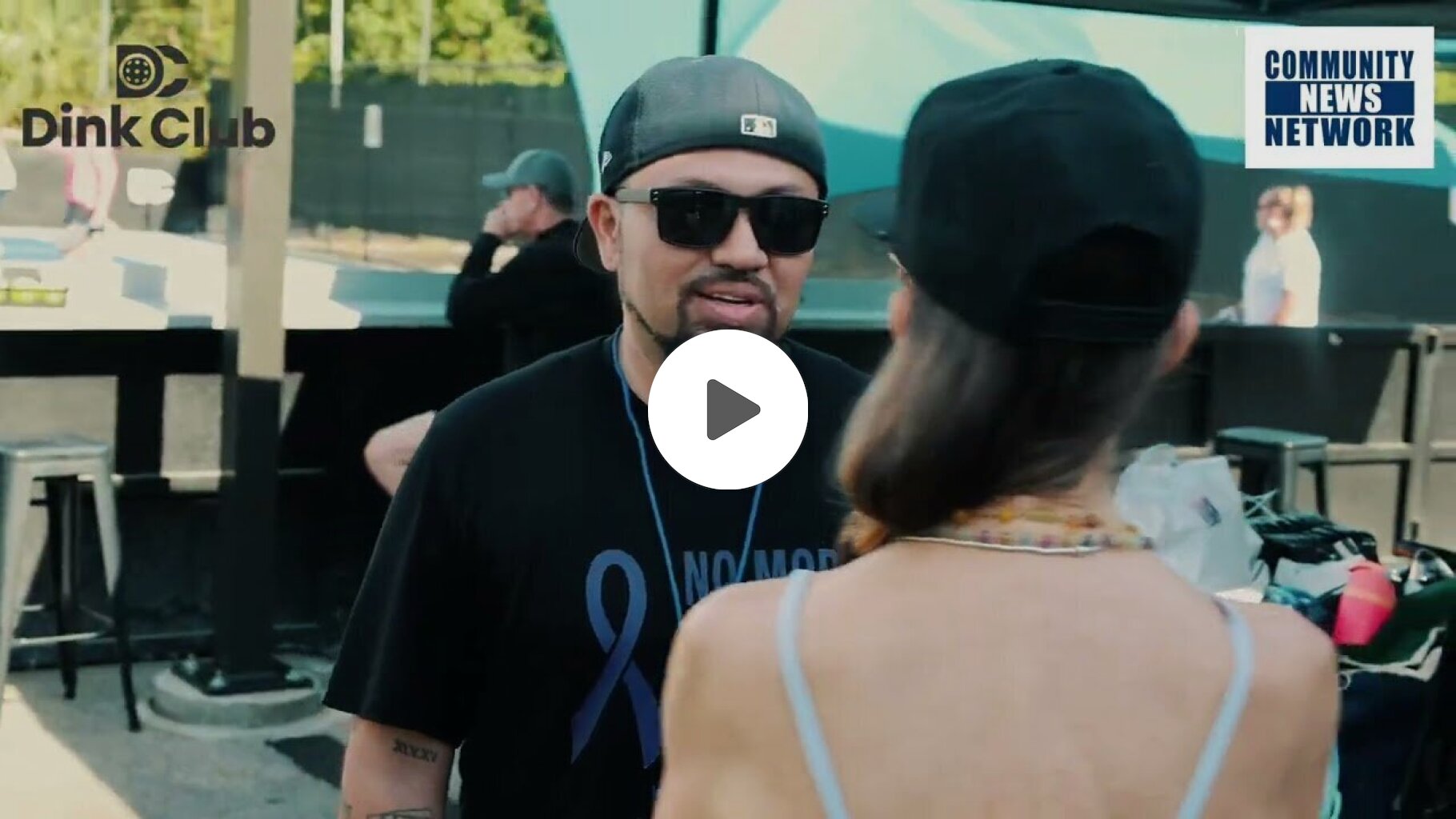 Grant Miller at Dink Club Pickleball Tournament: Game, Set, Save Lives for Fentanyl Awareness