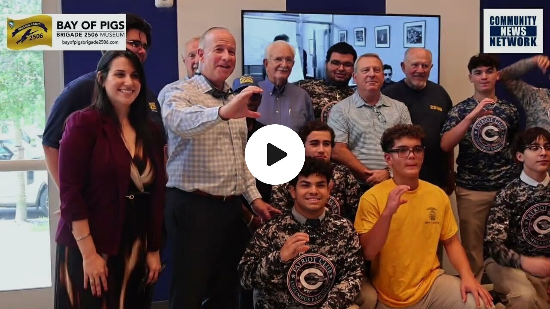 Community and Education Unite at Bay of Pigs Museum with Christopher Columbus High School