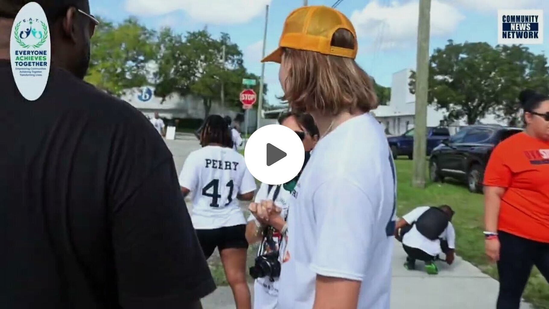 Grant Miller Here at the D’Sean Perry Peace Walk – Honoring a Legacy of Unity and Change