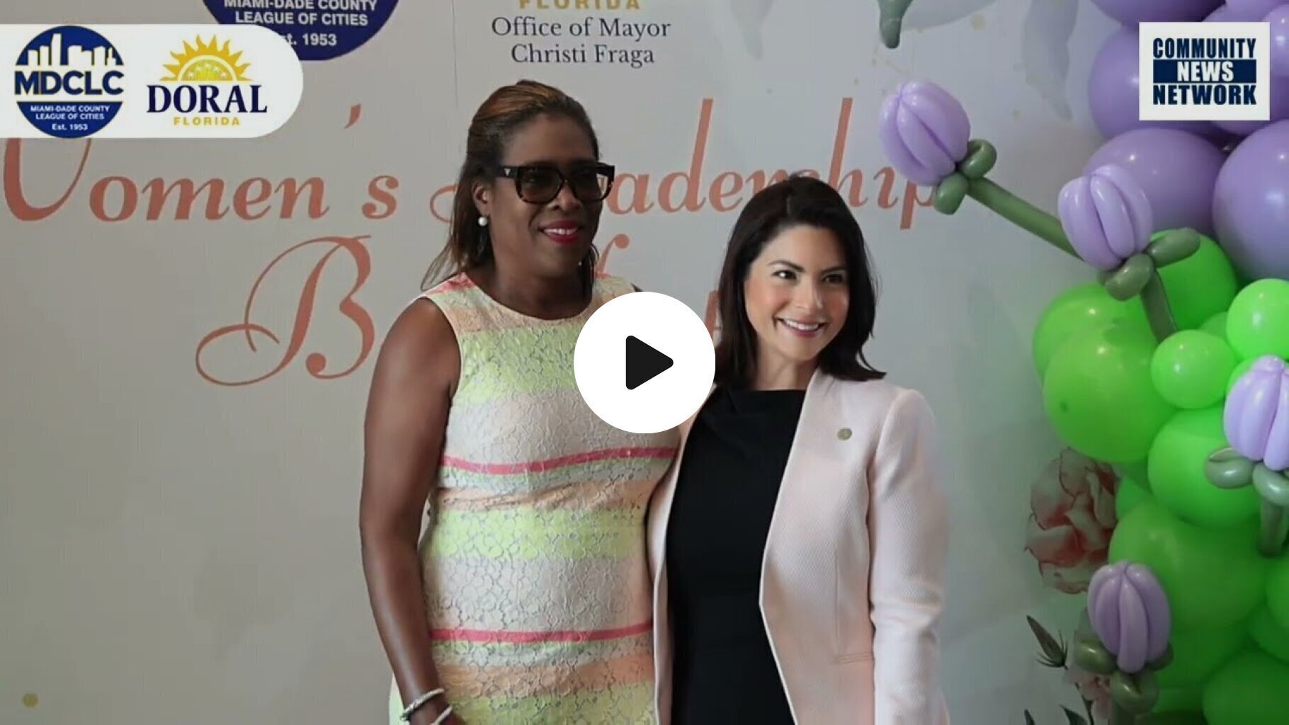 Grant Miller joins the Women's Leadership Breakfast