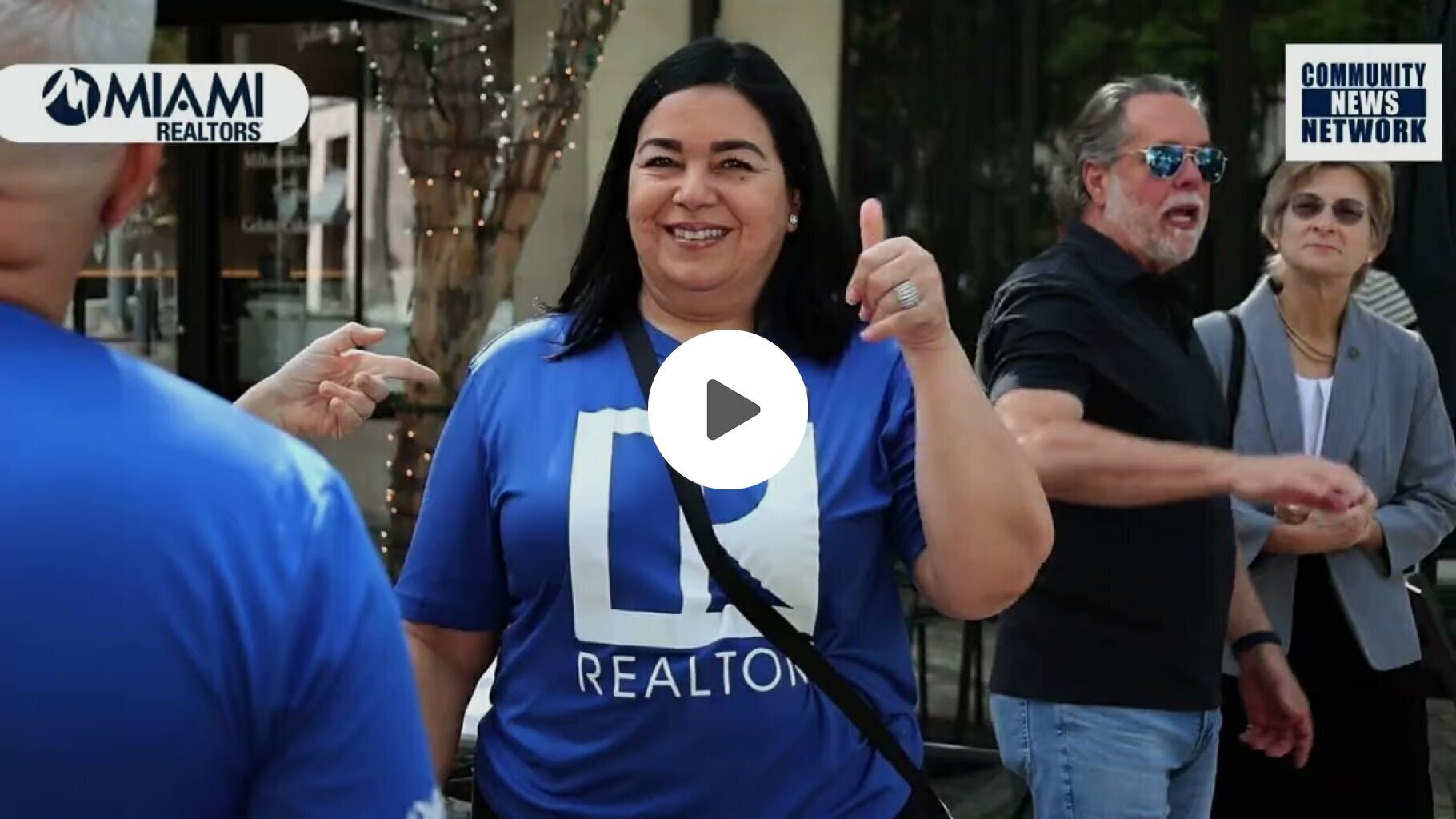 Grant Miller Here at the MIAMI REALTORS® Launch Coral Gables Letters Initiative