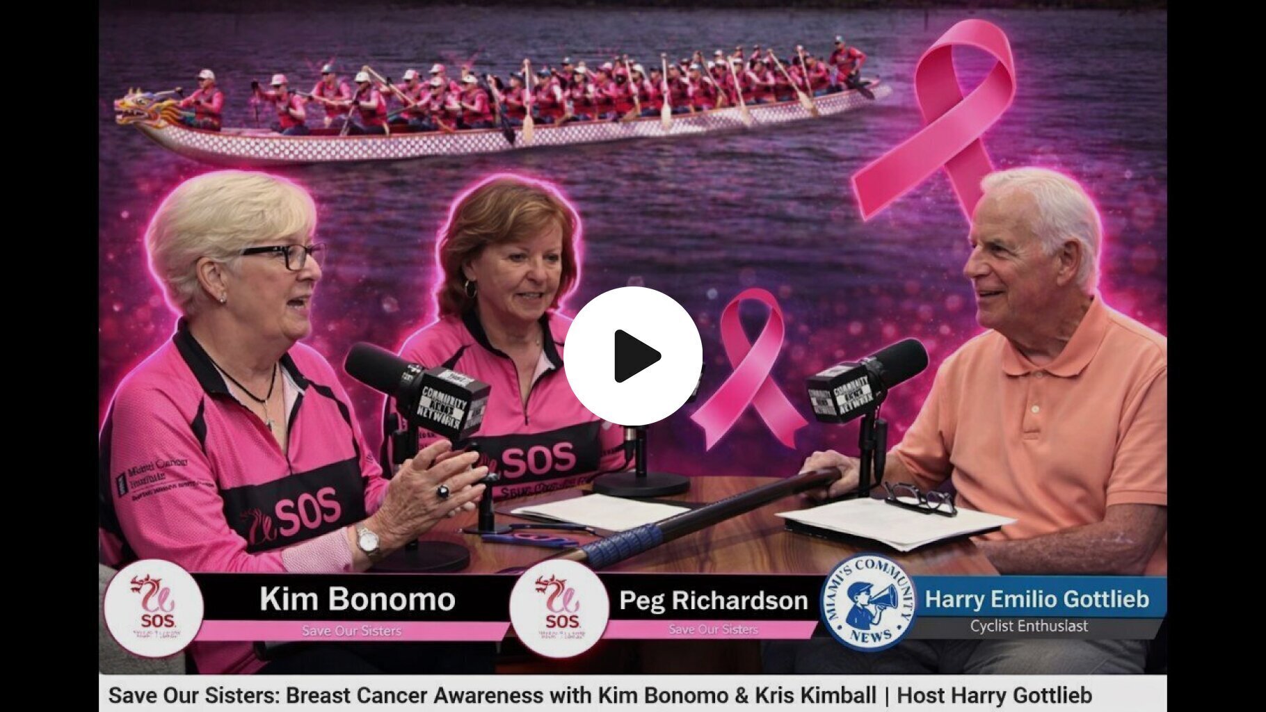 Save Our Sisters: Breast Cancer Awareness with Kim Bonomo & Kris Kimball | Host Harry Gottlieb