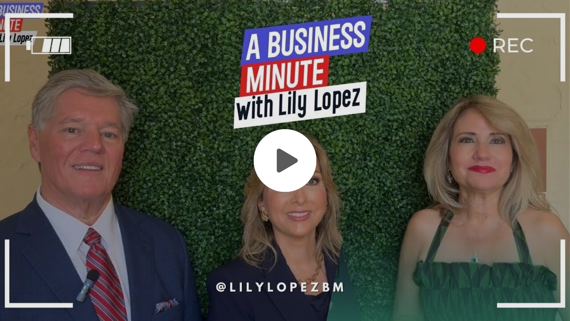 "A Business Minute with Lily Lopez" Featuring Kurt Kelly & Lisa Lorenzo, Sunshine Unity Network