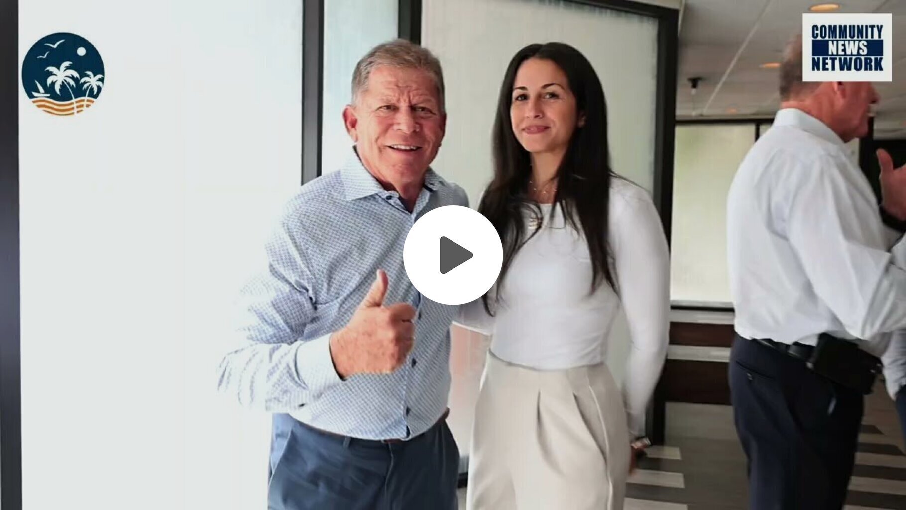 Grant Miller here at Miami lakes Chamber November Luncheon! ft Tomás Regalado & Dariel Fernandez