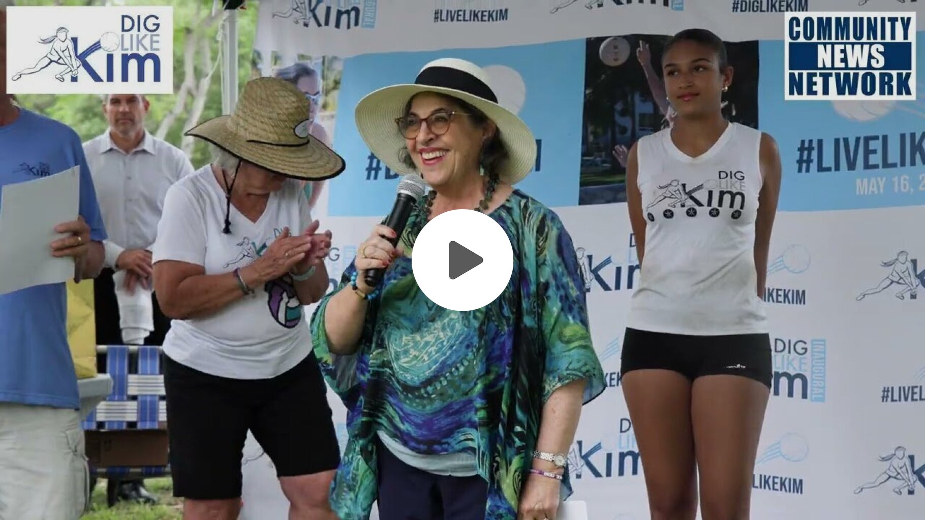 Grant Miller joins the fun at Coral Reef Park for the Dig Like Kim Volleyball Tournament