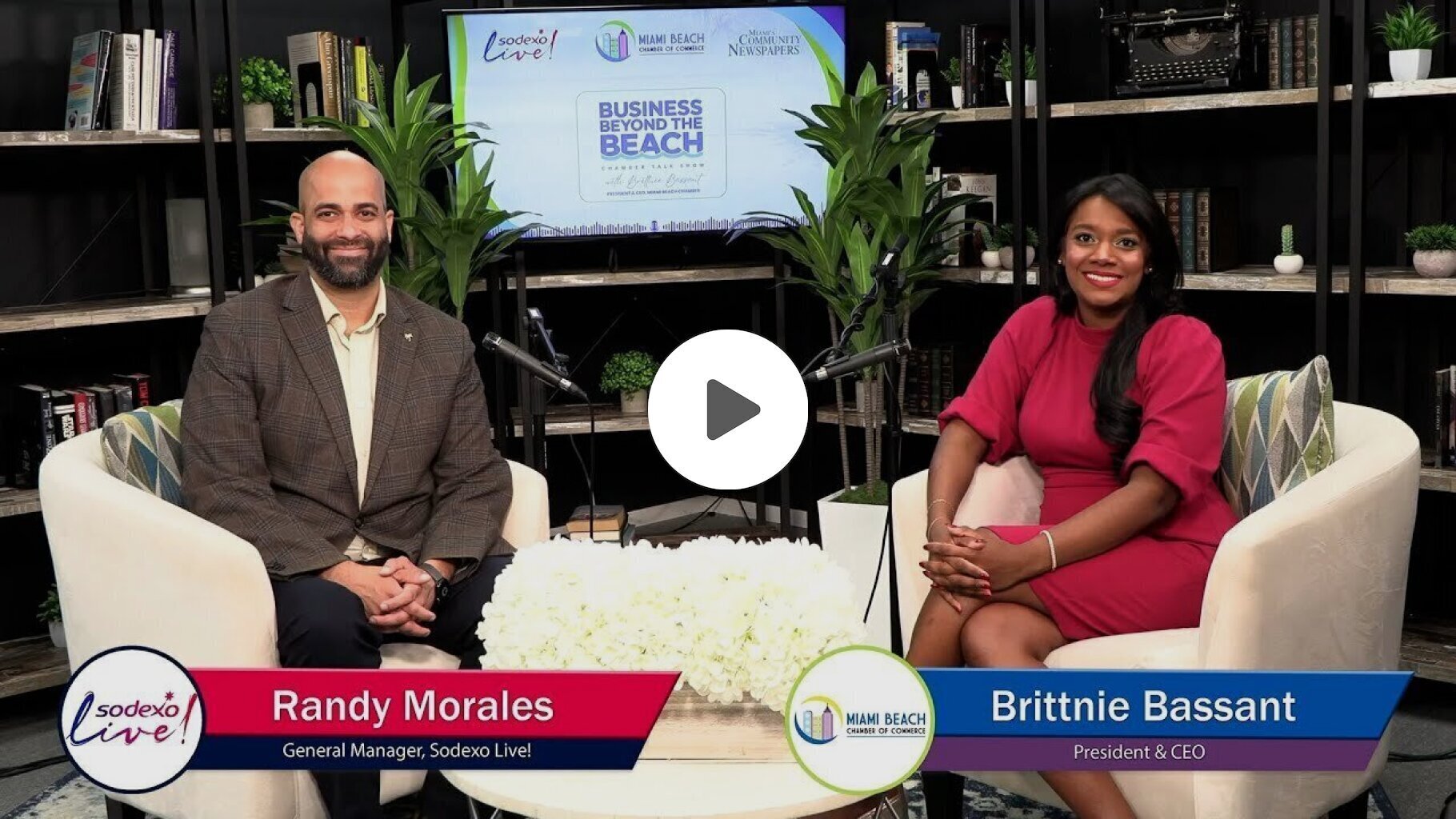 Business Beyond the Beach Talk Show: Randy Morales, General Manager of Sodexo Live!