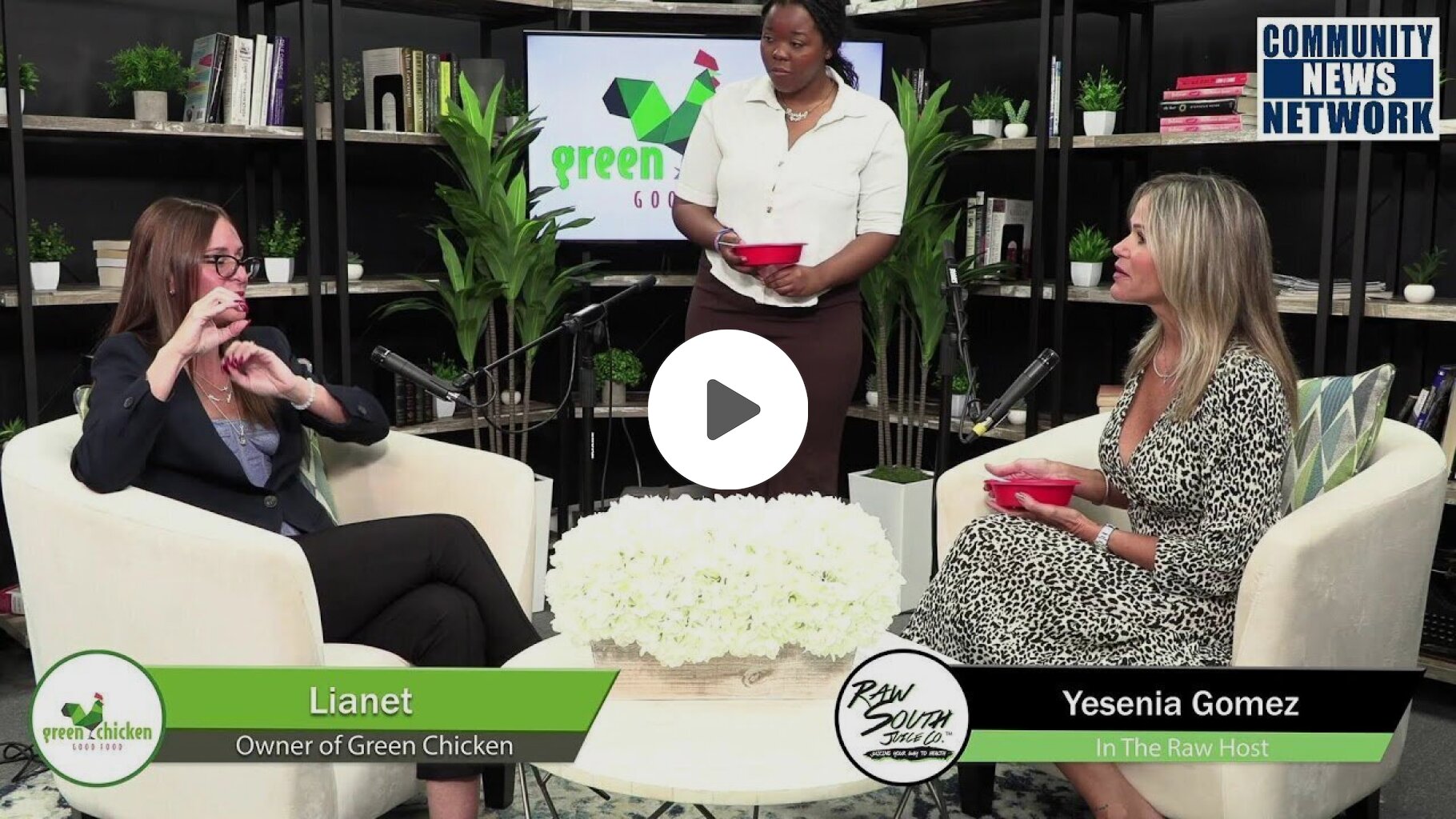 In The RAW Host Yesenia Gomez talks with Lianet, Owner of Green Chicken Street Food
