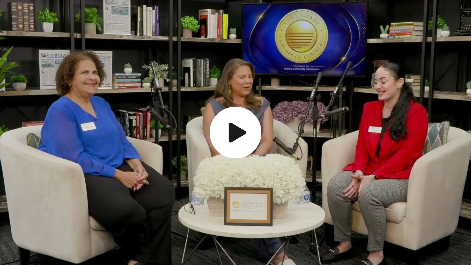 South Dade Shoutout: Lisa Albizu-Vazquez with Teresa Safie of Keyes Inc. & Jessie Feliciano of Hooky