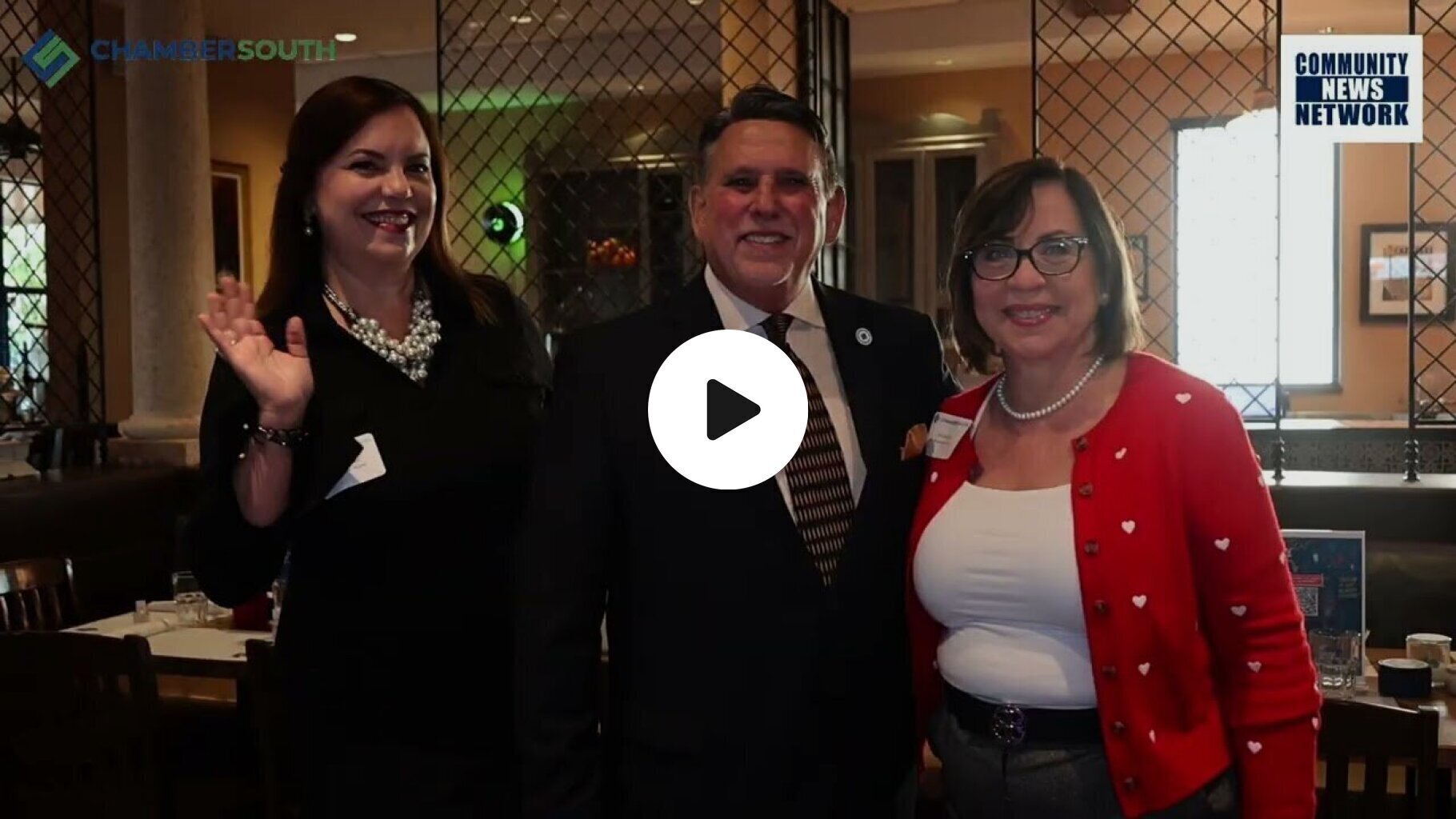Grant Miller at ChamberSOUTH Breakfast Supporting Autism Awareness