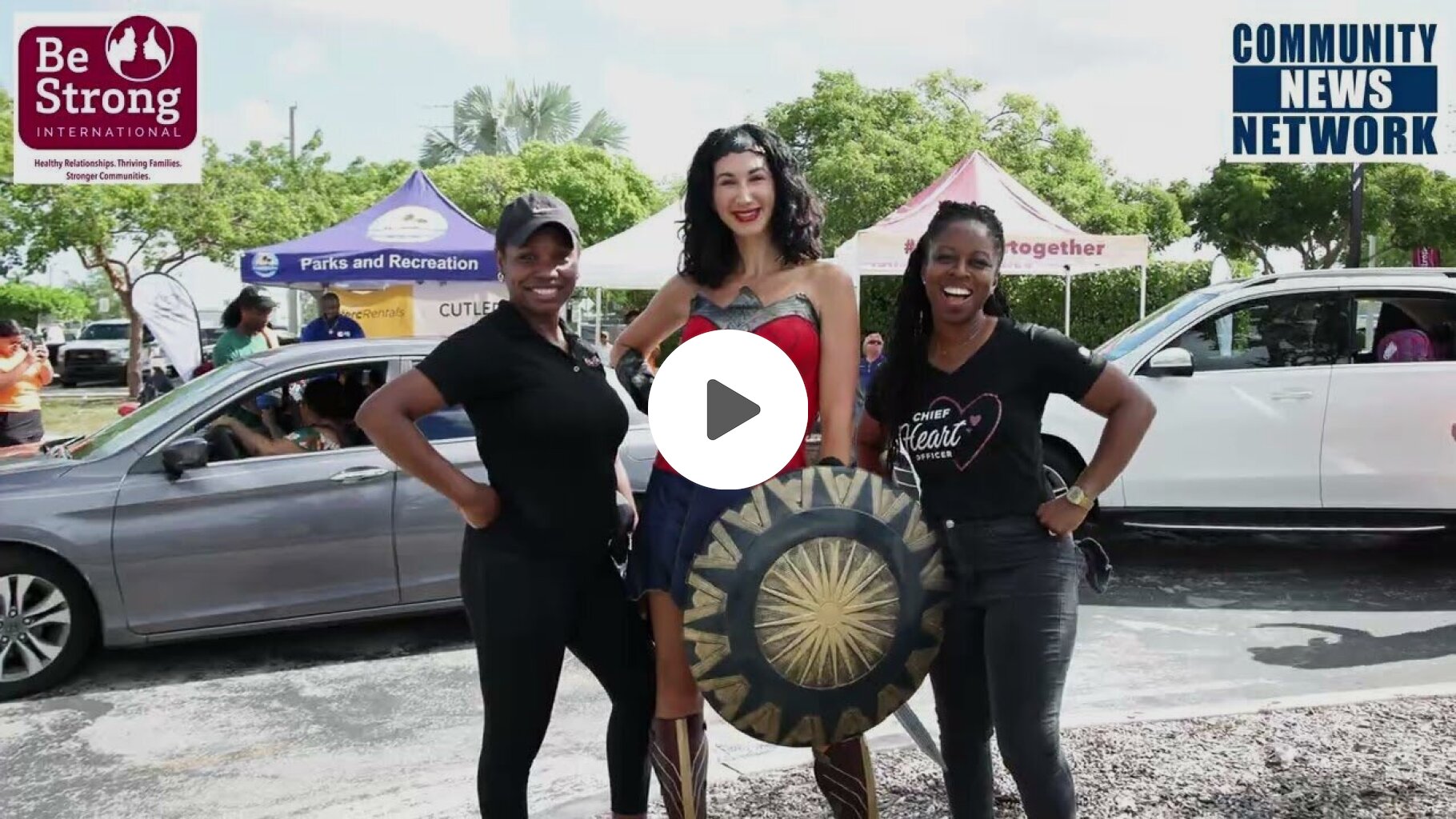 Grant Miller joins Be Strong International for the Back to School Backpack Drive!