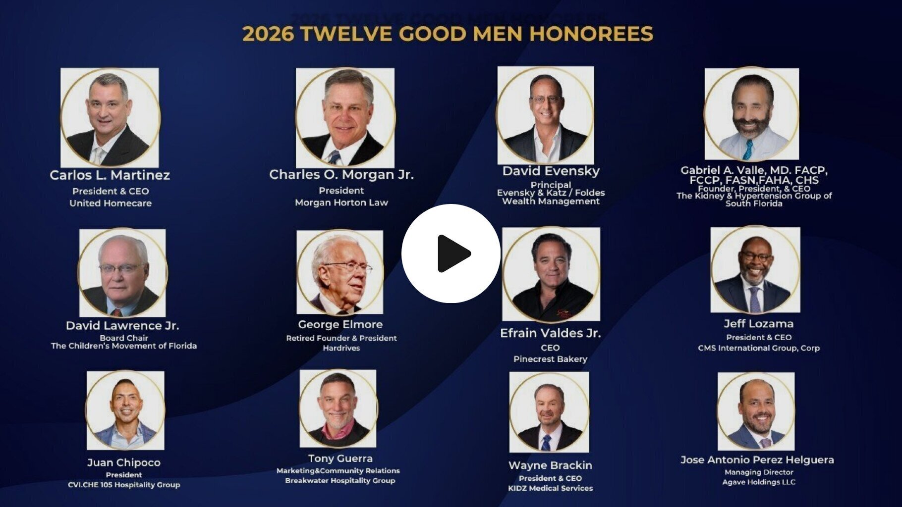 The Community Voice: 12 Good Men 2025 Honorees | Fara Sax with Al Maulini & Dr. Rudolph Moise