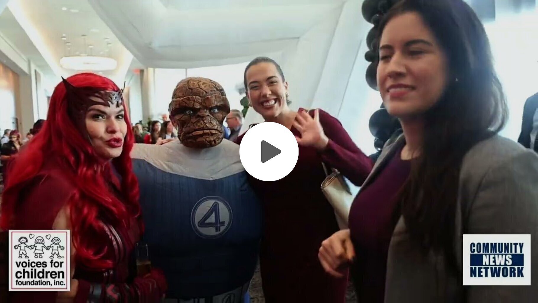 Grant Miller here at the Be A Hero Luncheon supporting the incredible Voices For Children Foundation