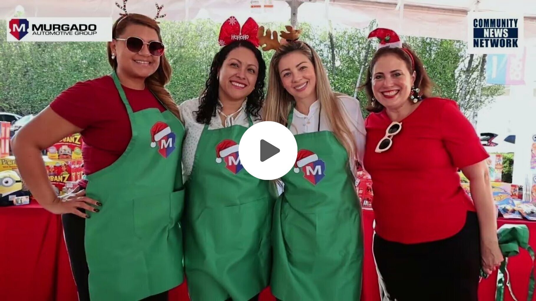 Grant "Santa" Miller at Murgado Automotive Group Celebrates 25 Years Biggest Toy Drive Yet!