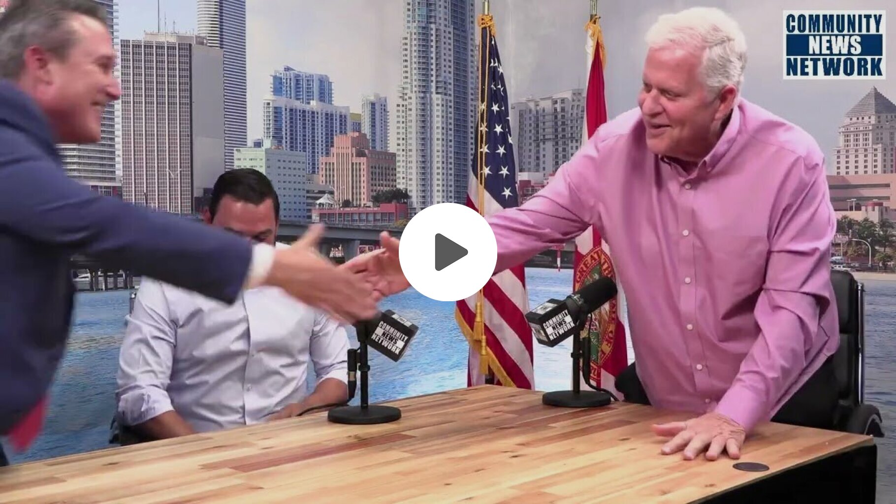 Michael Miller Meets with South Miami and Miami Dade Commissioners Steve Calle and Rene Garcia