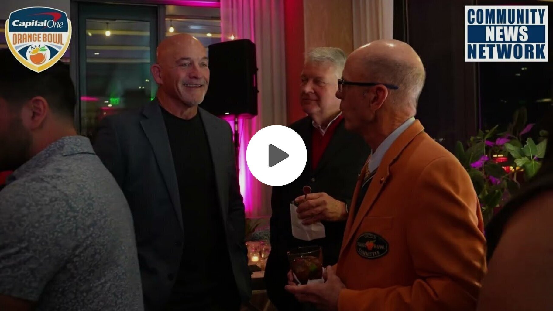 Grant Miller Joins in the fun at the Bacardi Orange Bowl Rhapsody Event